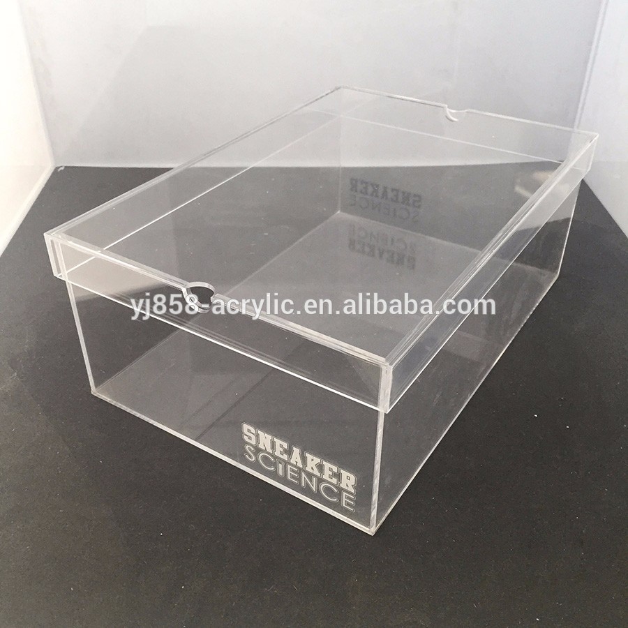 acrylic shoe box plexiglass shoe box
