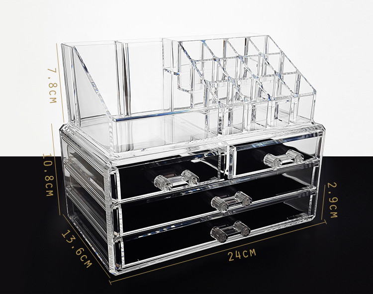 Hot sell plastics makeup organizer