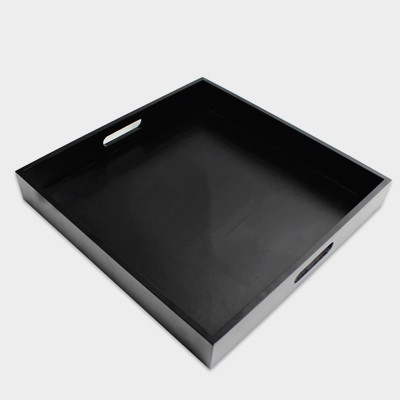 black acrylic tray square tray