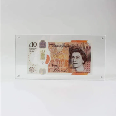 Acrylic Bank Note Frame Display